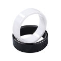 Anillo de cerámica en blanco y negro al por mayor anillos de pareja